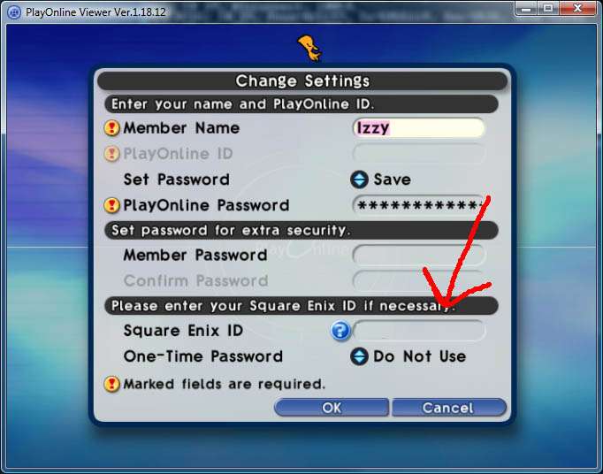 Register for a one time password square enix software token